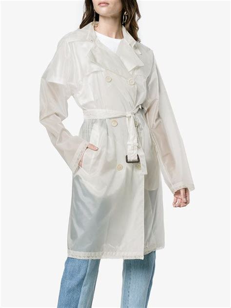 prada trench coat womens|prada rain coats women's.